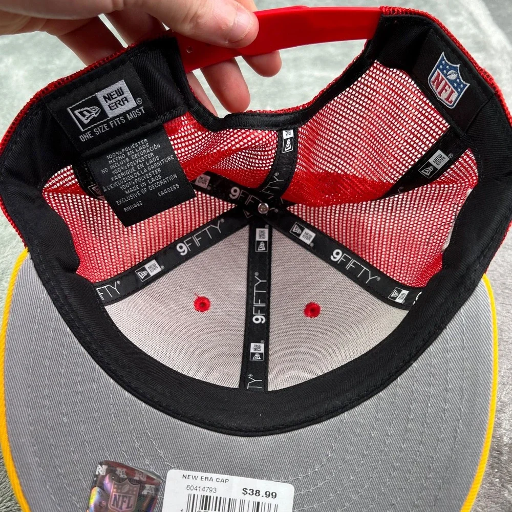 New Era Kansas City Chiefs NFL 23 Sideline Mesh 9Fifty Low Profile Snapback Hat‎
